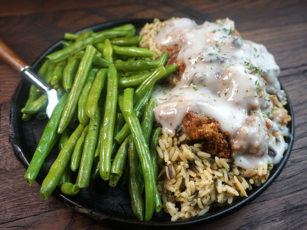 Smothered Venison Backstrap