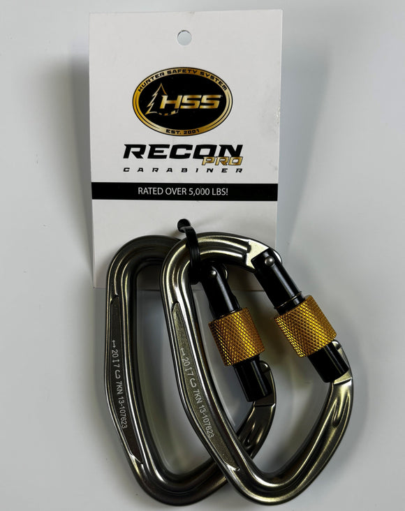 Recon Pro ~ Ultralite, Hi-strength Aluminum Carabiners